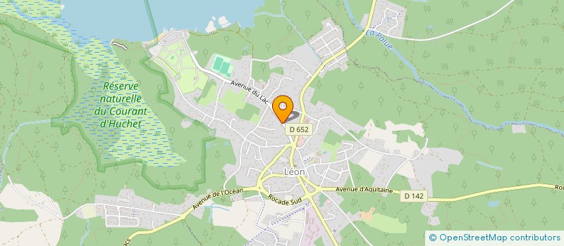 localisation de l'entreprise LA PALOMBIERE à LEON