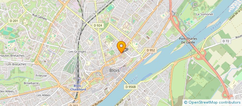 localisation de l'entreprise LA PALOMBIERE-BLOIS à BLOIS
