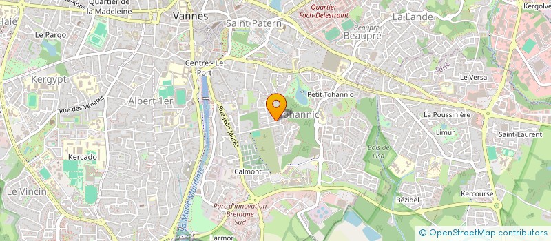 localisation de l'entreprise LA PALUD à VANNES