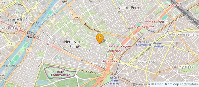 localisation de l'entreprise LA PALUDINE à NEUILLY-SUR-SEINE