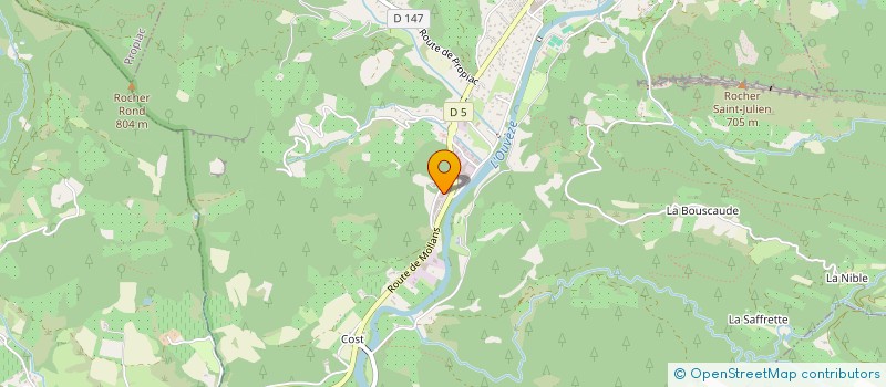 localisation de l'entreprise LA PALUN à BUIS-LES-BARONNIES