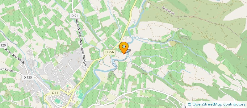 localisation de l'entreprise LA PALUN  LA TOUR-D'AIGUES