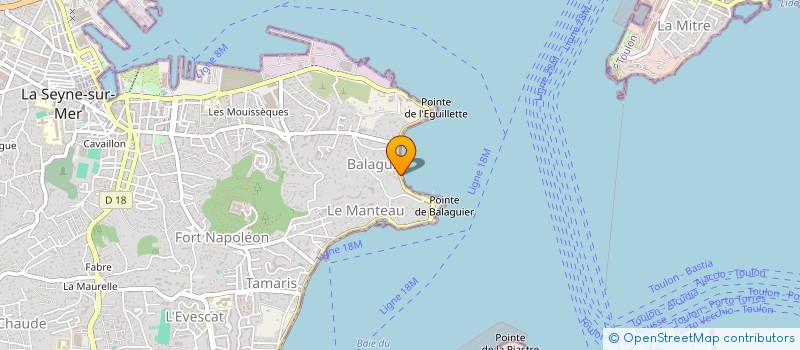 localisation de l'entreprise LA PAMAFI à LA SEYNE-SUR-MER