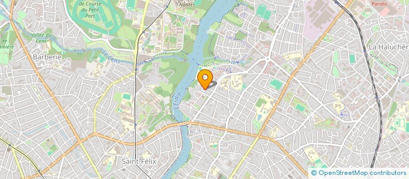 localisation de l'entreprise LA PAMAGUS à NANTES