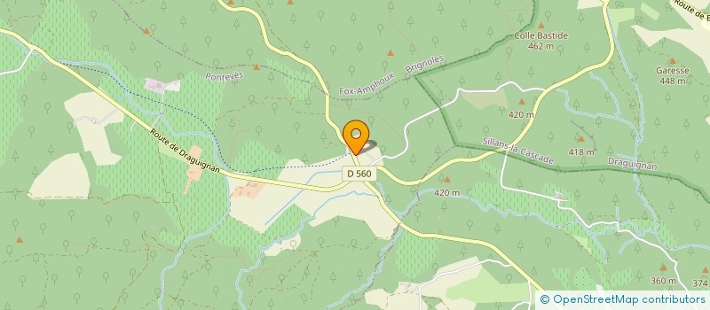 localisation de l'entreprise LA PAMPA à PONTEVES
