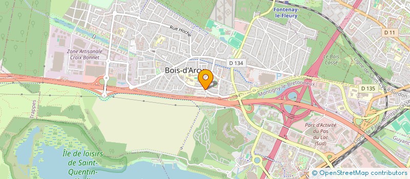 localisation de l'entreprise LA PAMPA  BOIS-D'ARCY