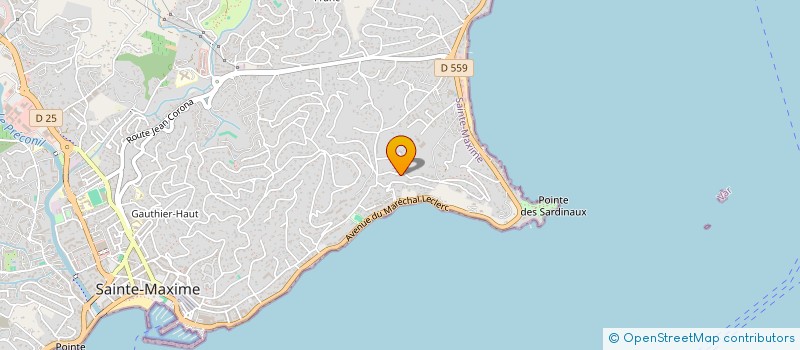 localisation de l'entreprise LA PAMPARIGOUSTE à SAINTE-MAXIME