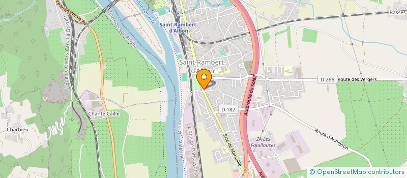 localisation de l'entreprise LA PAN'NETIERE RAMBERTOISE à SAINT RAMBERT D'ALBON