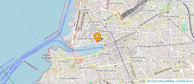 localisation de l'entreprise LA PANAMO à MARSEILLE