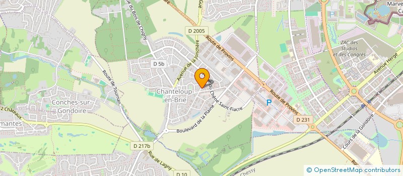 localisation de l'entreprise LA PANATH  CHANTELOUP-EN-BRIE