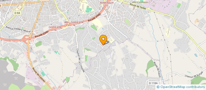 localisation de l'entreprise LA PANCARTE à ALBI