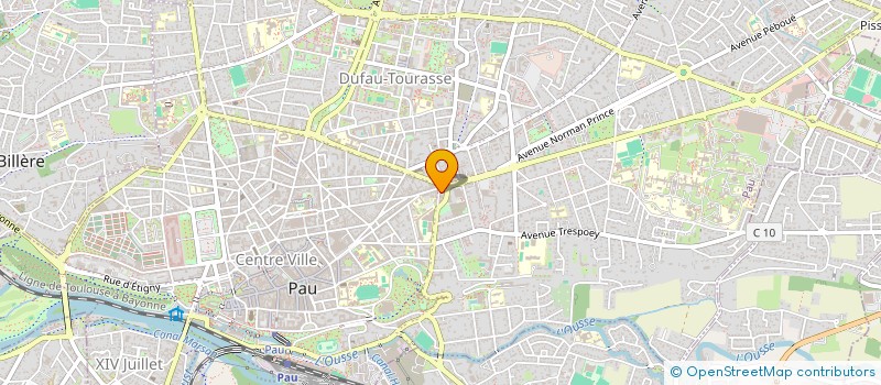 localisation de l'entreprise LA PANDILLA à PAU