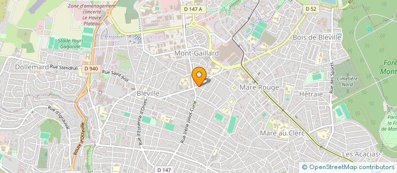 localisation de l'entreprise LA PANETIERE à LE HAVRE