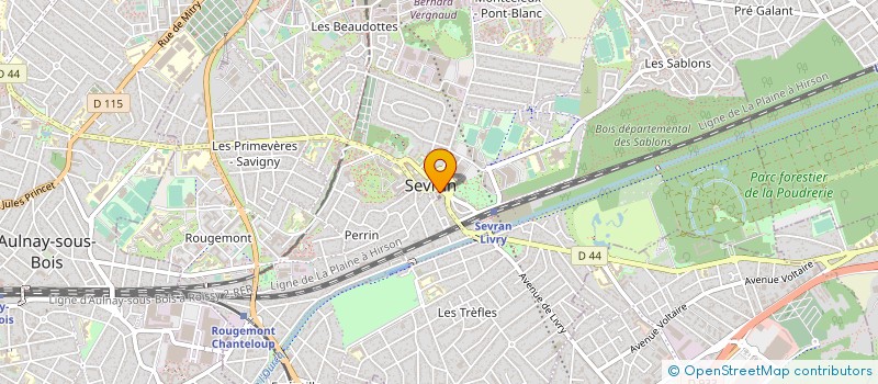 localisation de l'entreprise LA PANETIERE DE SEVRAN à SEVRAN