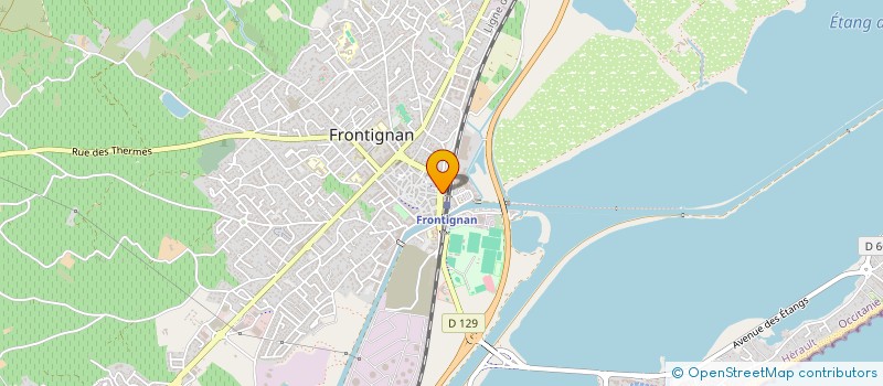 localisation de l'entreprise LA PANETIERE FRONTIGNANAISE à FRONTIGNAN