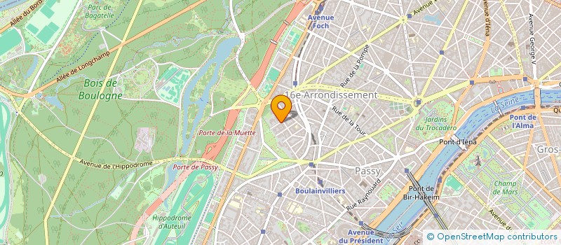 localisation de l'entreprise LA PANGEE  PARIS