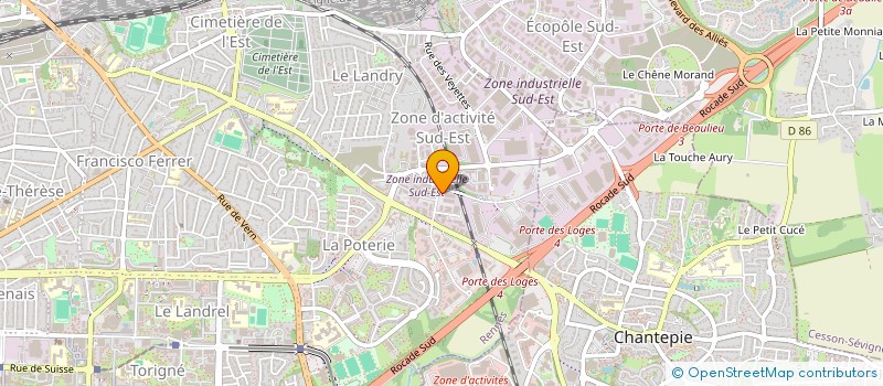localisation de l'entreprise LA PANIFICATION RENNAISE à RENNES