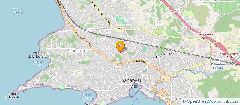 localisation de l'entreprise LA PANOPLIE DES PETITS à SANARY-SUR-MER