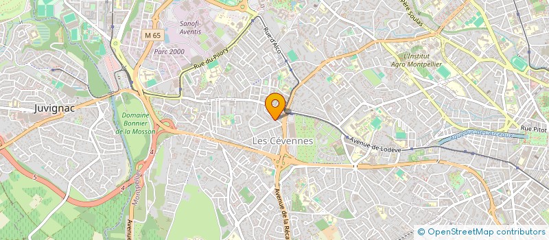 localisation de l'entreprise LA PANTHERE à MONTPELLIER