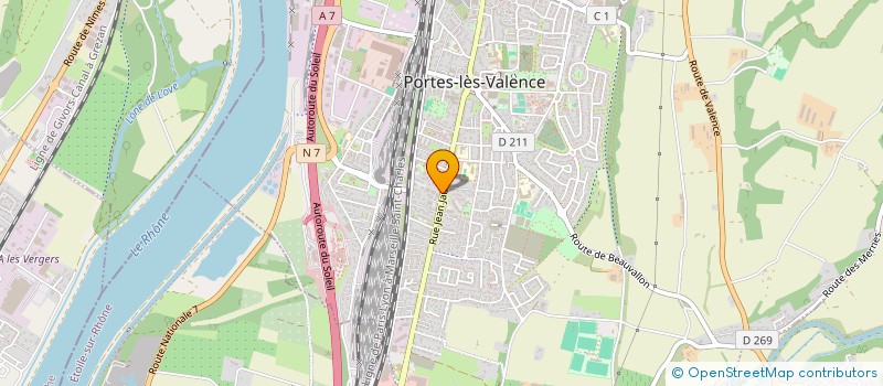 localisation de l'entreprise LA PANTHERE  PORTES-LES-VALENCE