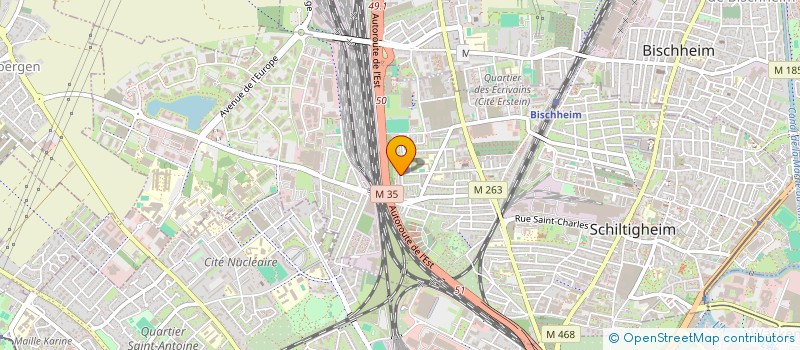 localisation de l'entreprise LA PANTHERE  ILLKIRCH-GRAFFENSTADEN