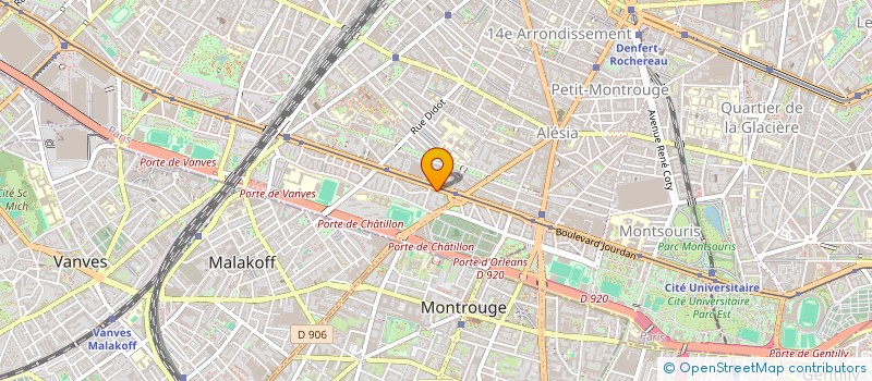 localisation de l'entreprise LA PANTHERE ROSE  PARIS