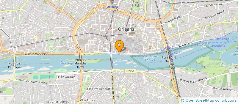 localisation de l'entreprise LA PANTHERE SOURDE  ORLEANS