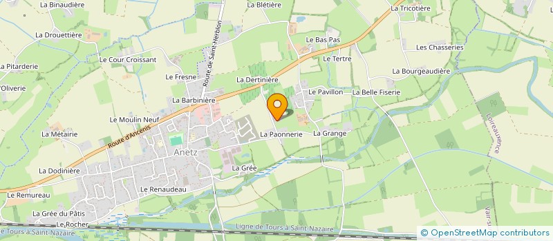 localisation de l'entreprise LA PAO  VAIR-SUR-LOIRE