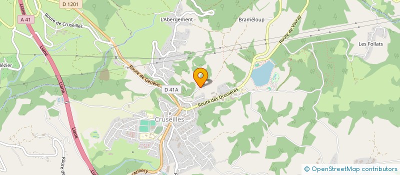 localisation de l'entreprise LA PAPANGUE  CRUSEILLES