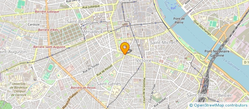 localisation de l'entreprise LA PAPET' - BORDEAUX à BORDEAUX