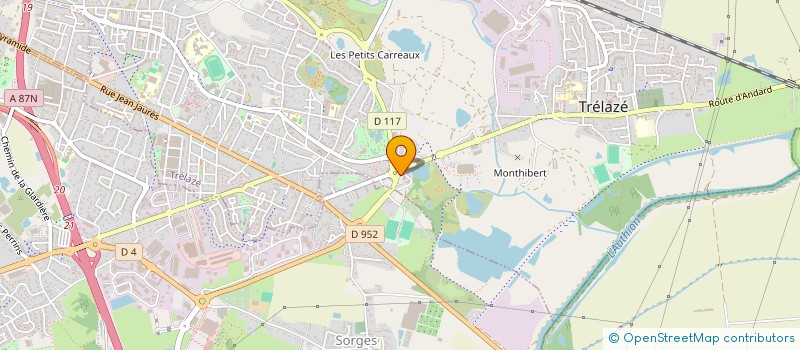 localisation de l'entreprise LA PAPETERIE à TRELAZE