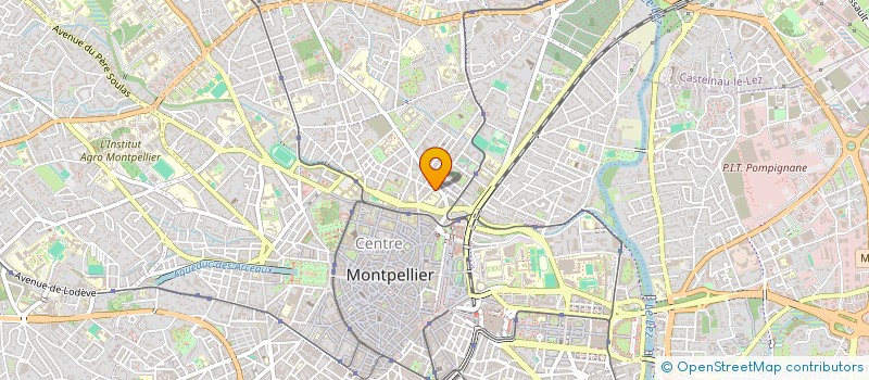 localisation de l'entreprise LA PAPETERIE à MONTPELLIER