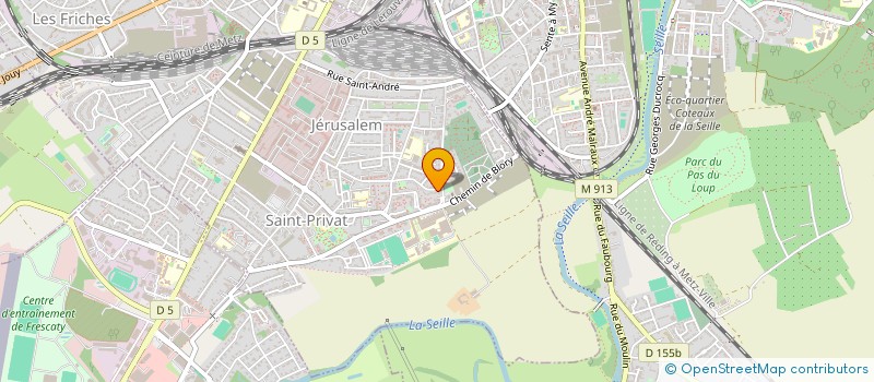 localisation de l'entreprise LA PAPILL'HAUTE à MONTIGNY-LES-METZ
