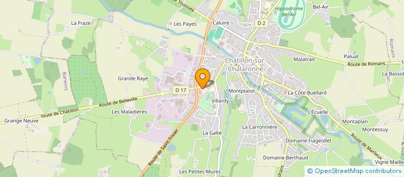 localisation de l'entreprise LA PAPILLOTHEQUE DES FROMAGES à CHATILLON-SUR-CHALARONNE