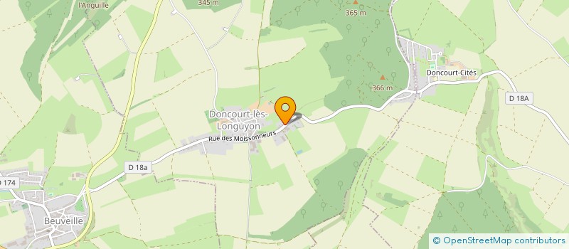 localisation de l'entreprise LA PAPOTERIE  DONCOURT-LES-LONGUYON