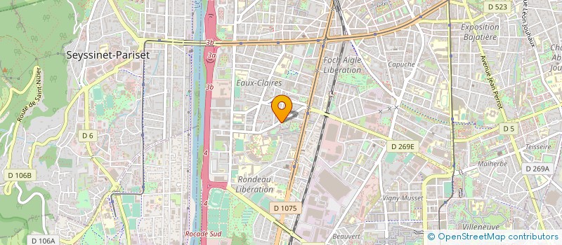 localisation de l'entreprise LA PAPOTHEQUE à GRENOBLE