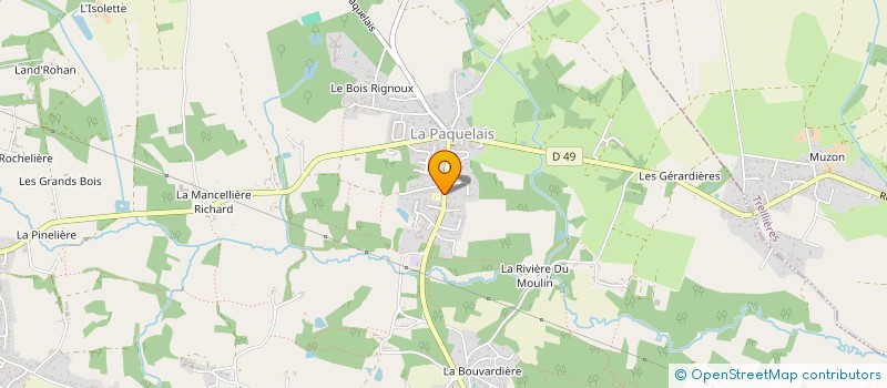 localisation de l'entreprise LA PAQUELAIS LOISIRS BOULES à VIGNEUX-DE-BRETAGNE