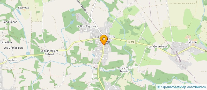 localisation de l'entreprise LA PAQUELAIS PETANQUE SPORTS  VIGNEUX-DE-BRETAGNE