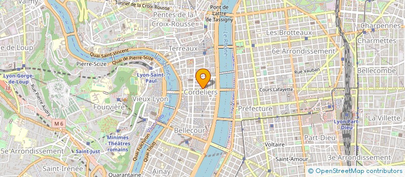 localisation de l'entreprise LA PARA LYONNAISE à LYON