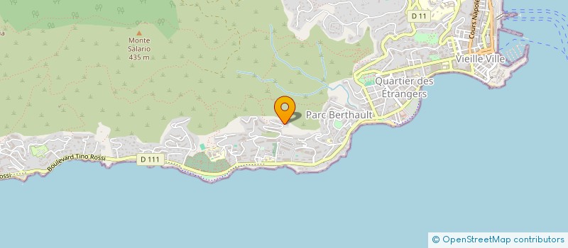 localisation de l'entreprise LA PARABOLE SARL à AJACCIO
