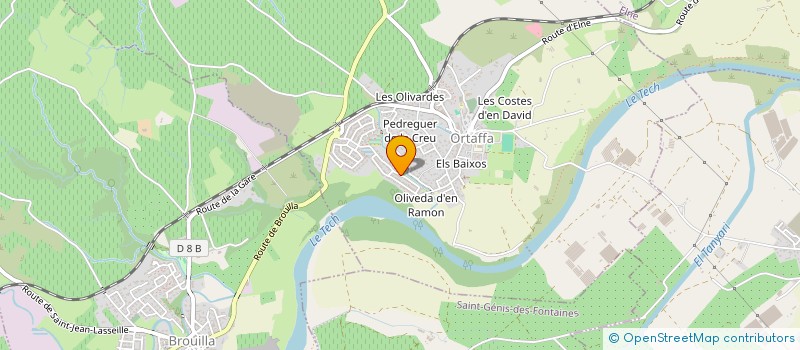 localisation de l'entreprise LA PARADE DES SAVEURS à ORTAFFA