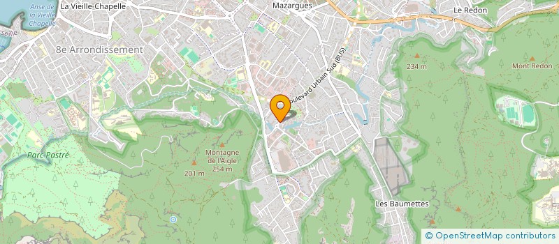 localisation de l'entreprise LA PARAMEDICALE SUD à MARSEILLE