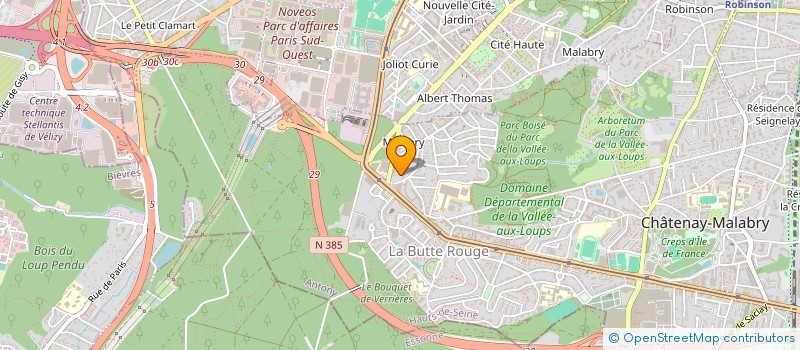 localisation de l'entreprise LA PARENTELE à CHATENAY-MALABRY
