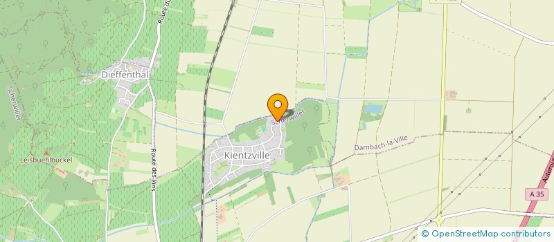 localisation de l'entreprise LA PARENTHESE 33  SCHERWILLER