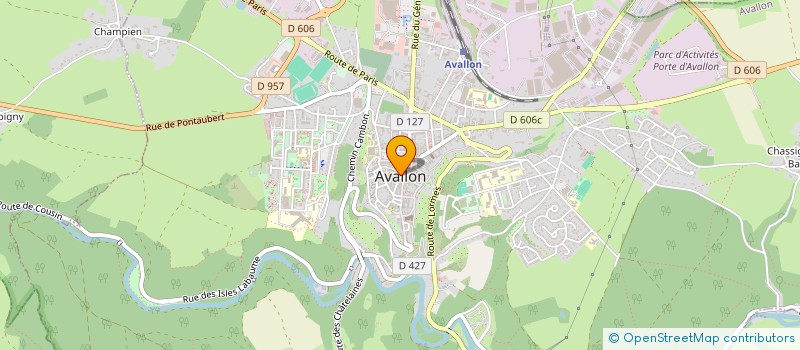 localisation de l'entreprise LA PARENTHESE à AVALLON