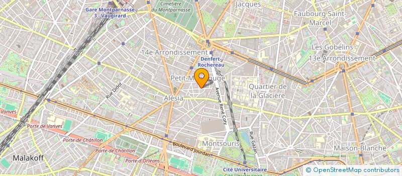 localisation de l'entreprise LA PARENTHESE  PARIS