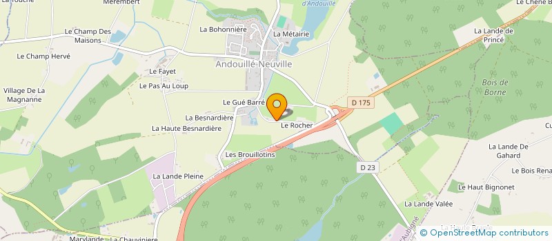 localisation de l'entreprise LA PARENTHESE à ANDOUILLE-NEUVILLE
