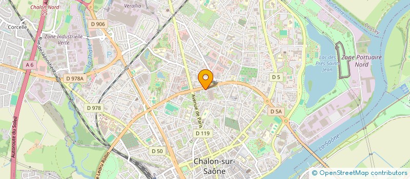 localisation de l'entreprise LA PARENTHESE à CHALON-SUR-SAONE