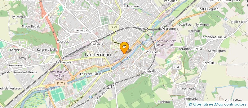 localisation de l'entreprise LA PARENTHESE à LANDERNEAU