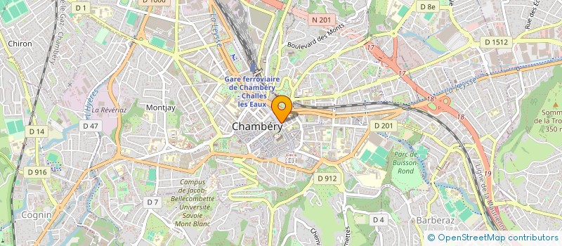 localisation de l'entreprise LA PARENTHESE  CHAMBERY